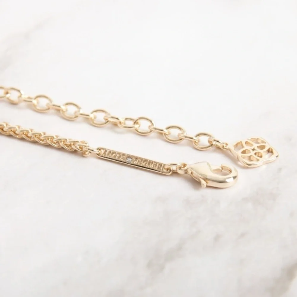 Kendra Scott Aiden Filigree Rose Gold 2-Tone Metal Necklace